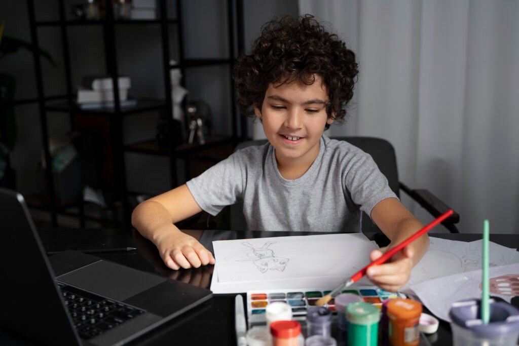 Clases de dibujo y pintura para niños online